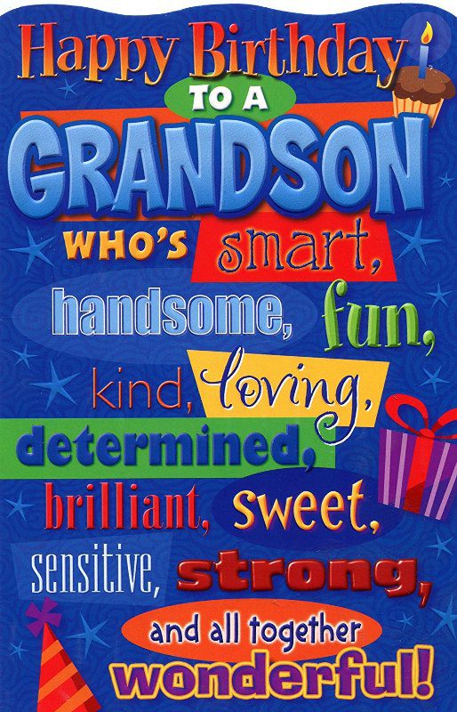Featured image of post Animated Happy Birthday Grandson Gif