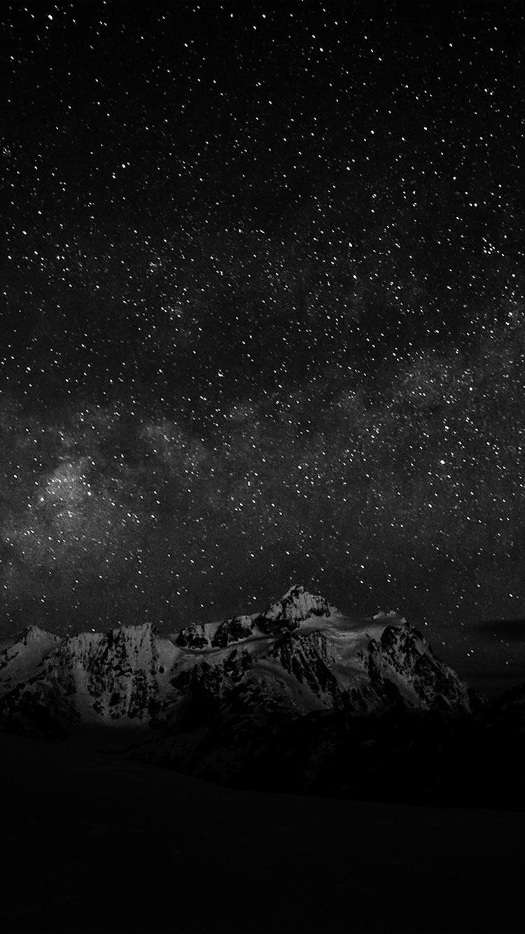 Featured image of post Black And White Starry Night Wallpaper