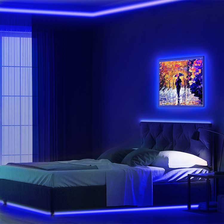 Featured image of post Blue Led Strip Lights In Room