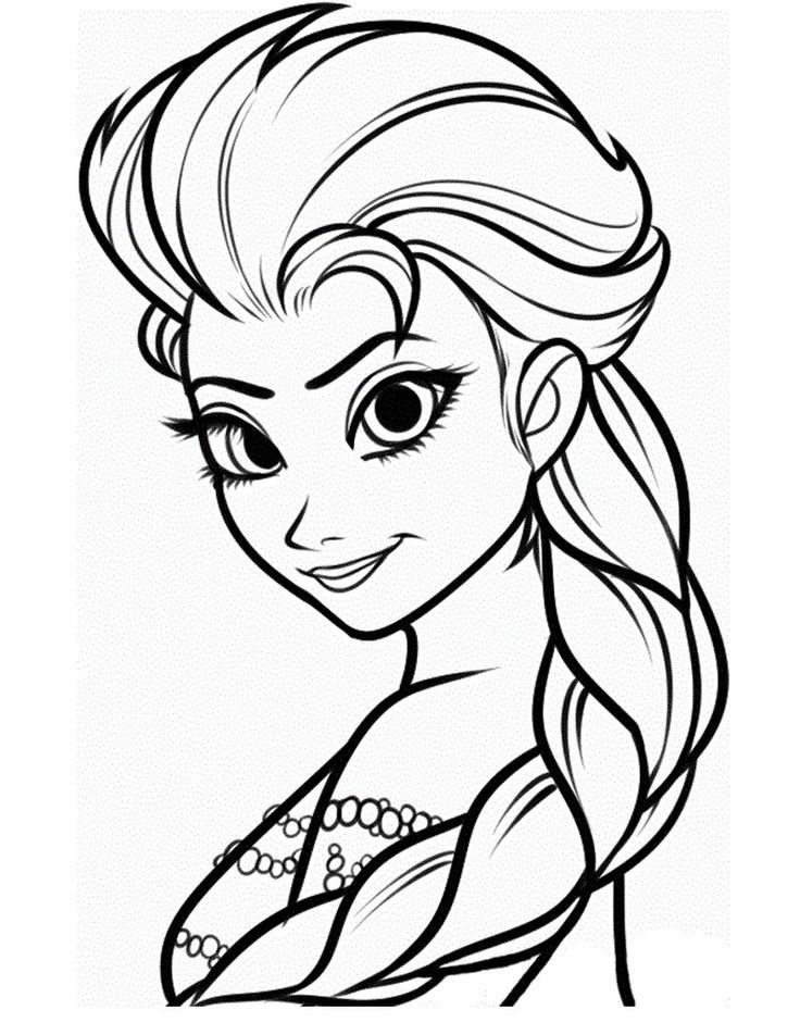 Featured image of post Elsa Black And White Drawing