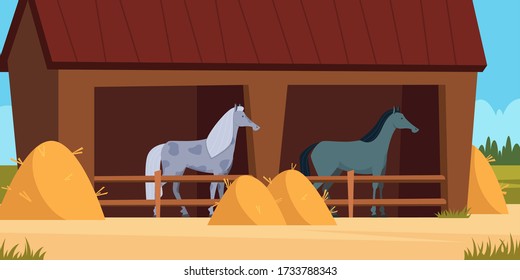 Featured image of post Horse In A Barn Cartoon