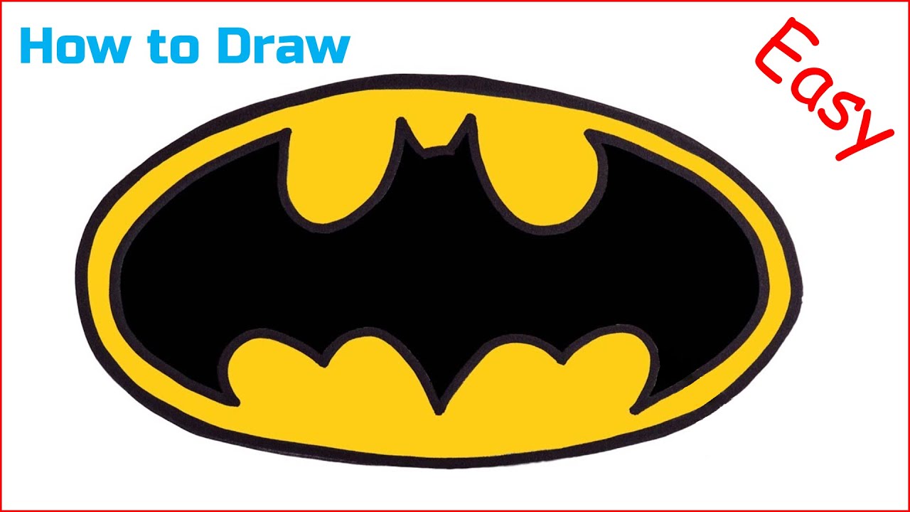 Featured image of post How To Draw Batman Logo
