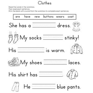 Featured image of post Kindergarten Fill In The Blank Worksheets