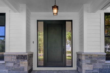 Featured image of post Modern Front Door With Side Lights