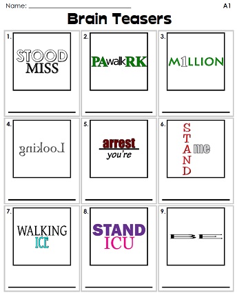 Featured image of post Rebus Puzzles For 3Rd Graders